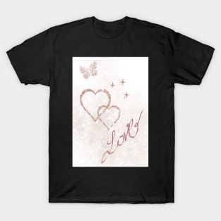 Hearts and love T-Shirt